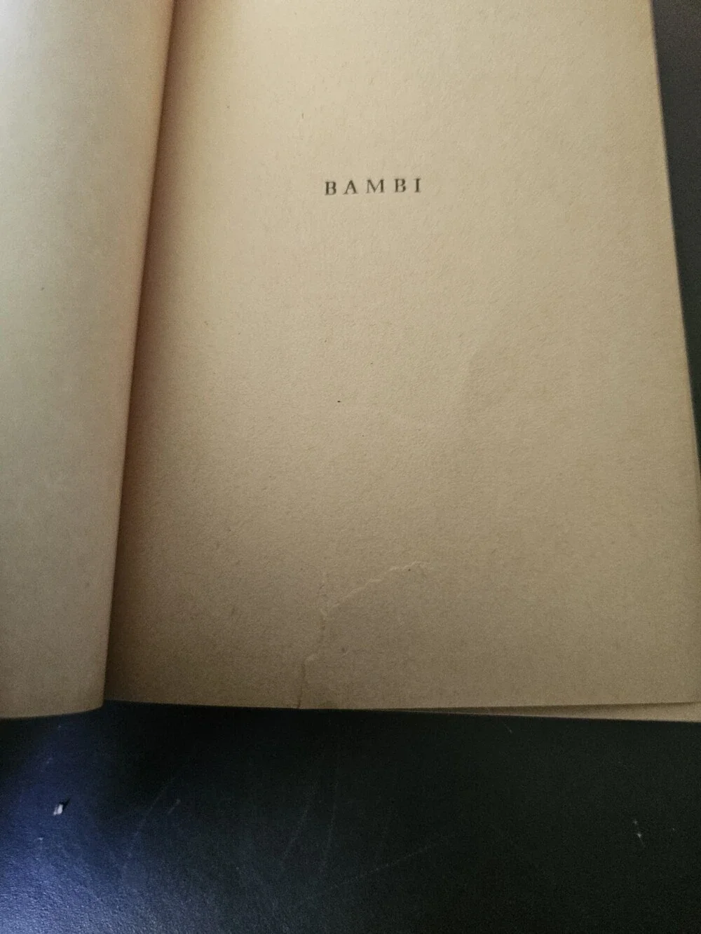 BAMBI Felix Salten Hardcover 1929 Simon & Schuster Spine Damage